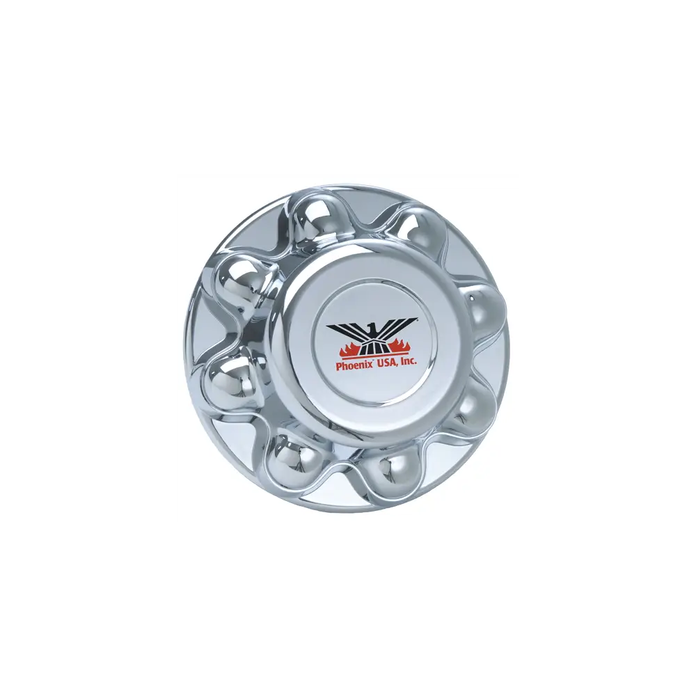 Hub Cover Chrome Plated - Bolt Pattern 8 on 6-1/2" - QT865CHN